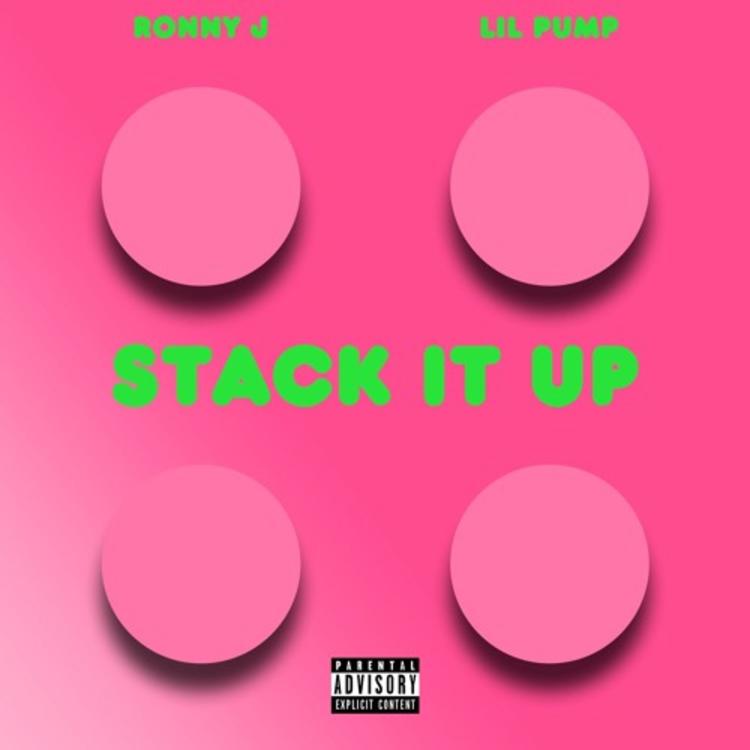 Ronny J featuring Lil Pump — Stack It Up cover artwork