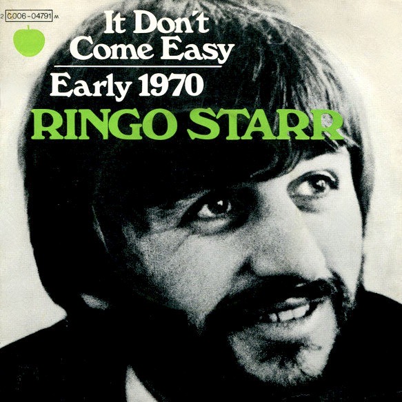 Ringo Starr It Don&#039;t Come Easy cover artwork
