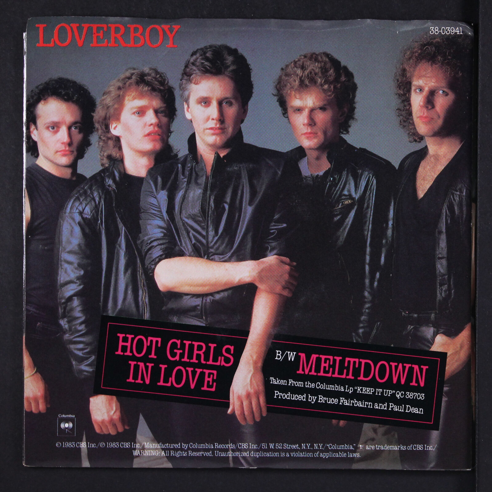 Loverboy Hot Girls In Love cover artwork