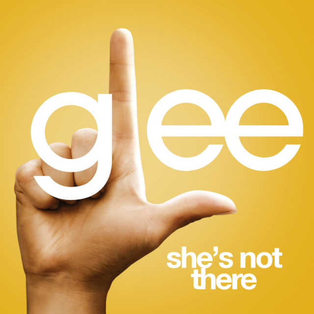 Glee Cast She&#039;s Not There cover artwork