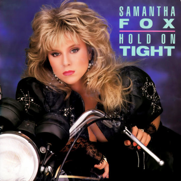 Samantha Fox Hold On Tight cover artwork