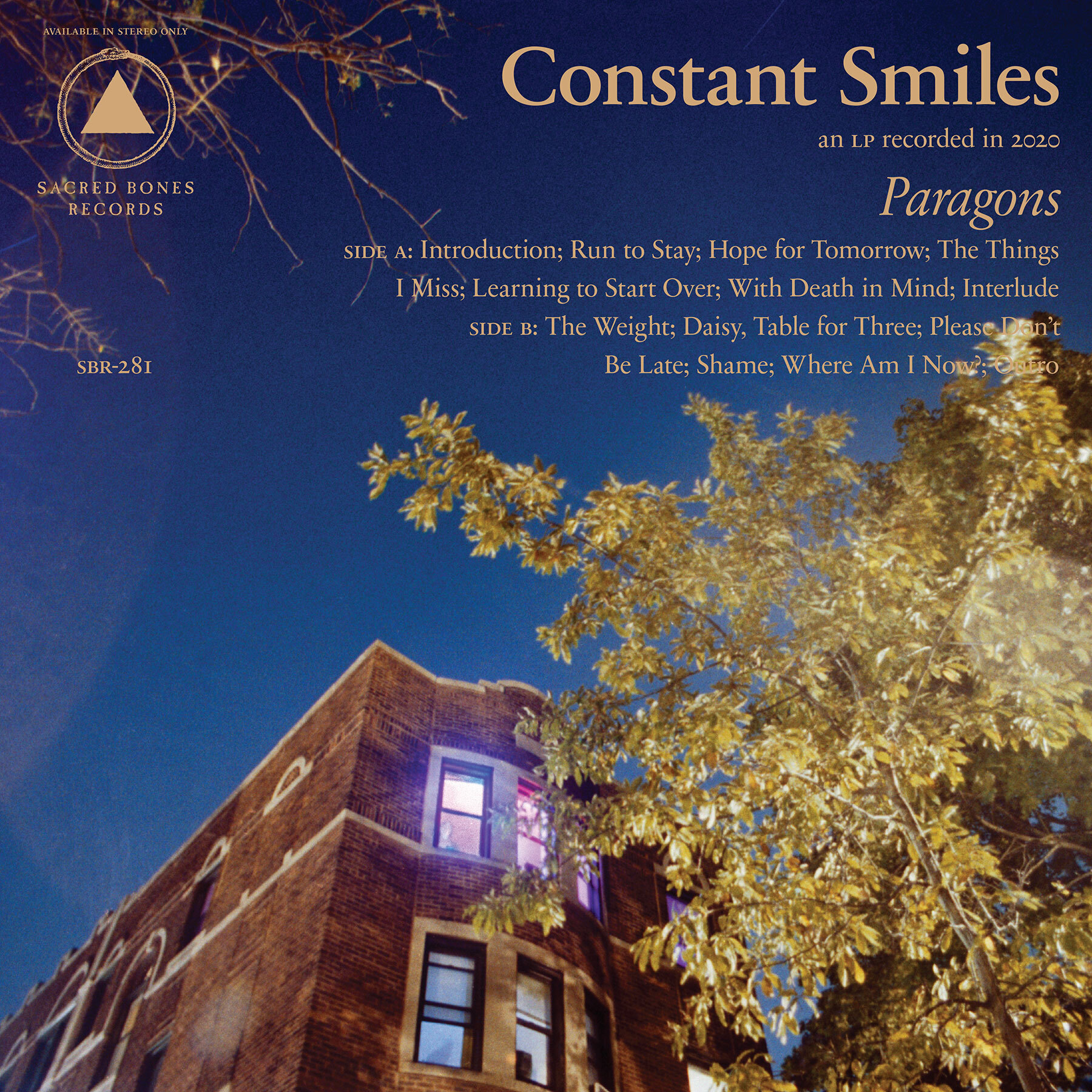 Constant Smiles Paragons cover artwork