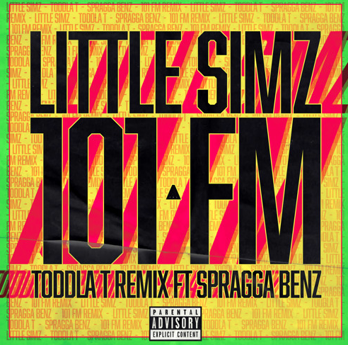 Little Simz featuring Spragga Benz — 101 FM (Toddla T Remix) cover artwork