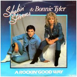 Shakin&#039; Stevens & Bonnie Tyler — A Rockin&#039; Good Way cover artwork
