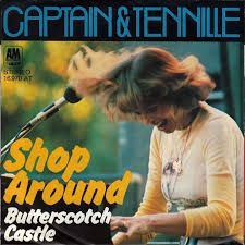 Captain &amp; Tennille Shop Around cover artwork