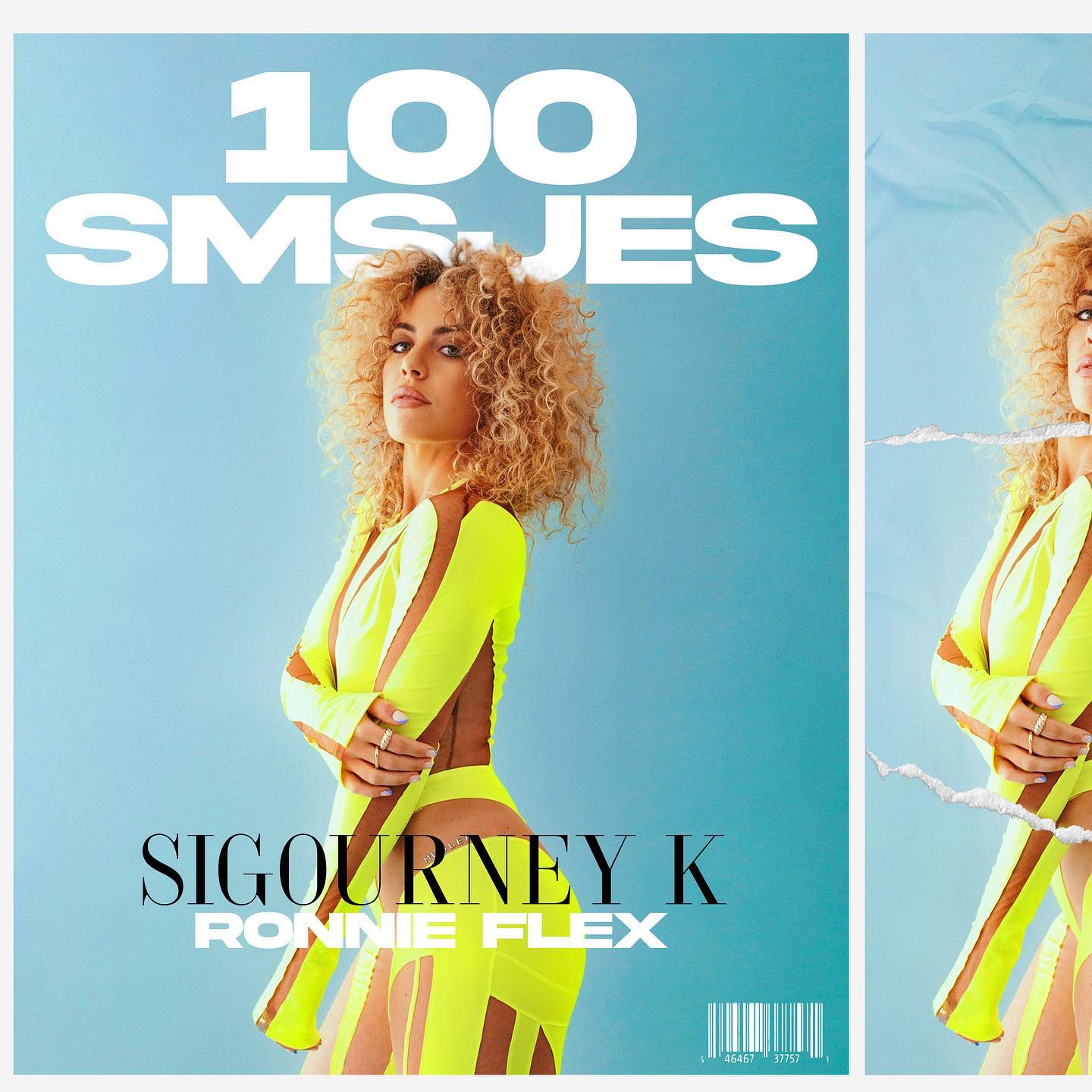 Sigourney K & Ronnie Flex — 100 SMSjes cover artwork
