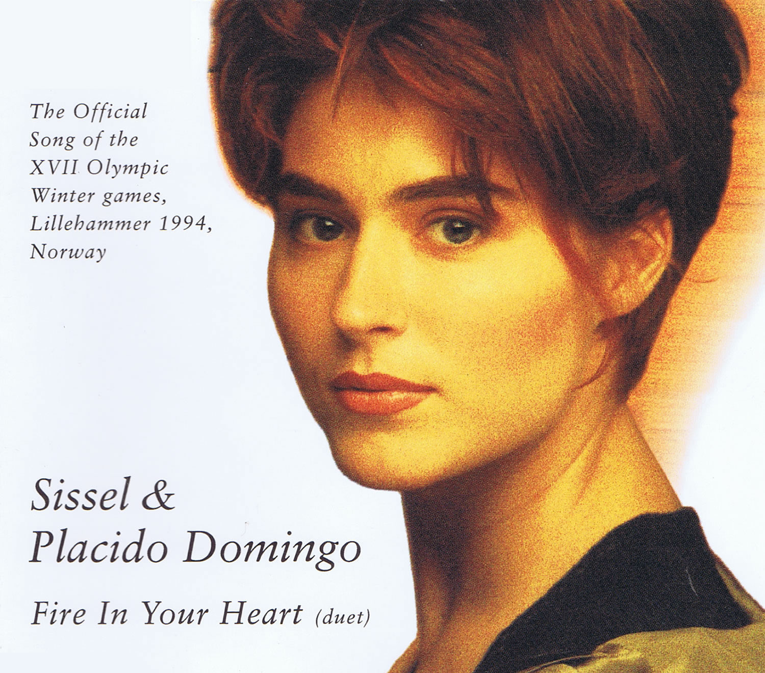 Sissel & Plácido Domingo Fire In Your Heart cover artwork