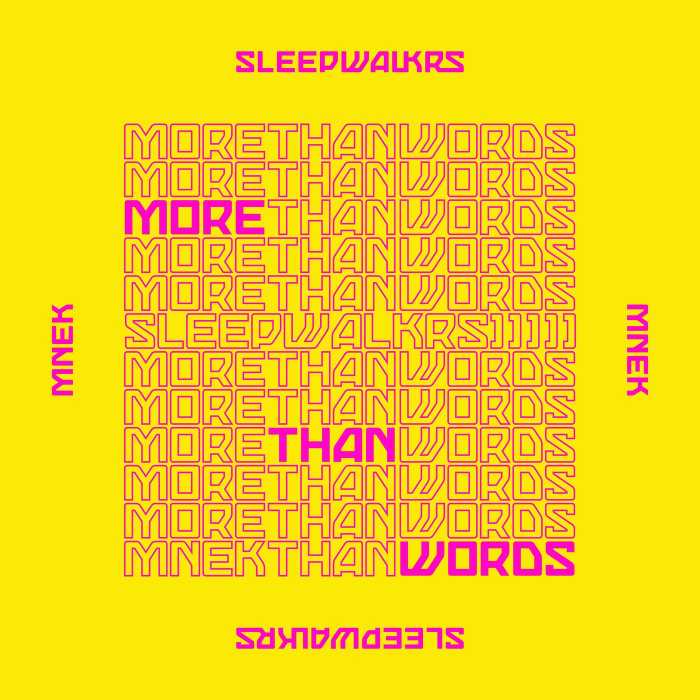 SLEEPWALKRS featuring MNEK — More Than Words cover artwork