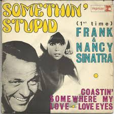 Frank and Nancy Sinatra Something Stupid cover artwork