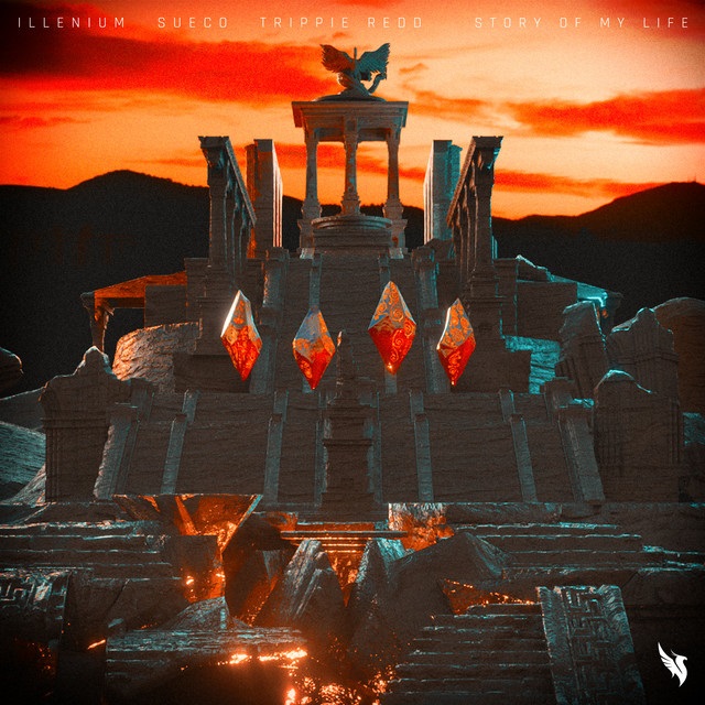 ILLENIUM & Sueco ft. featuring Trippie Redd Story of My Life (Heavy Edit) cover artwork