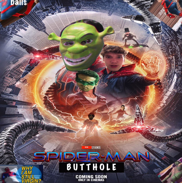 Yung Lambo & Hood Guy featuring Green Lantern & Sandman — Spider-Man Butthole cover artwork