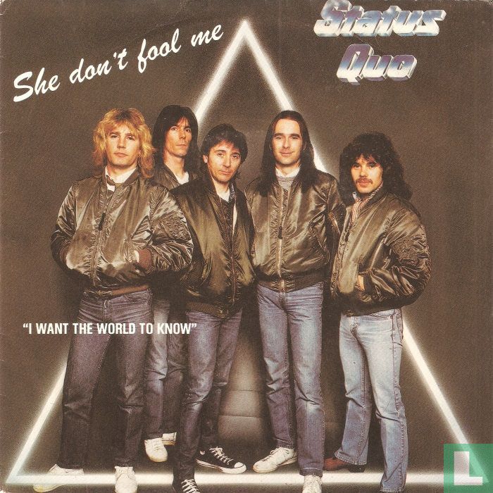 Status Quo — She Don&#039;t Fool Me cover artwork