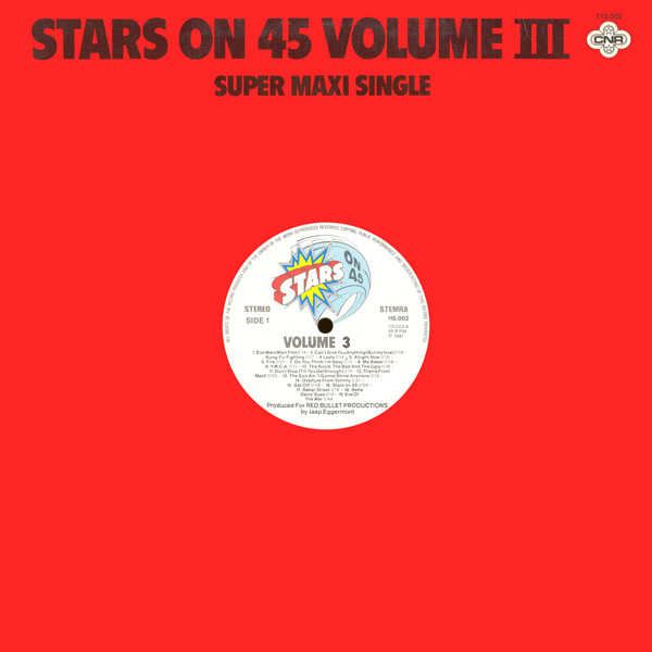 Stars on 45 Volume III cover artwork