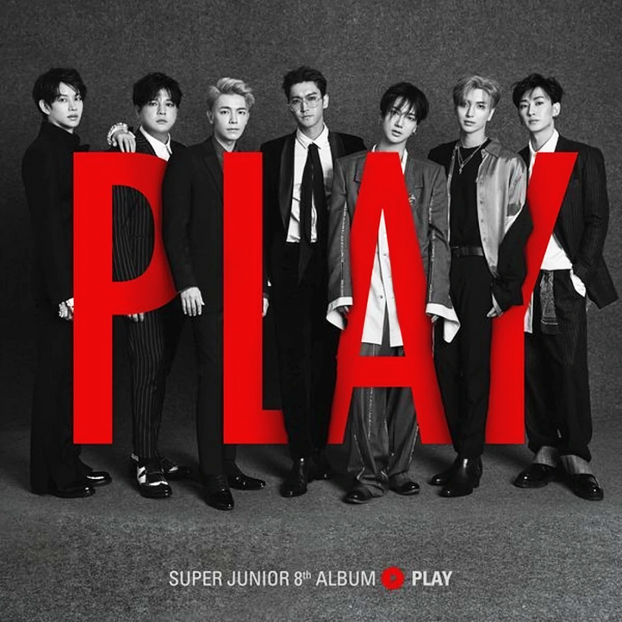 Super Junior Black Suit cover artwork