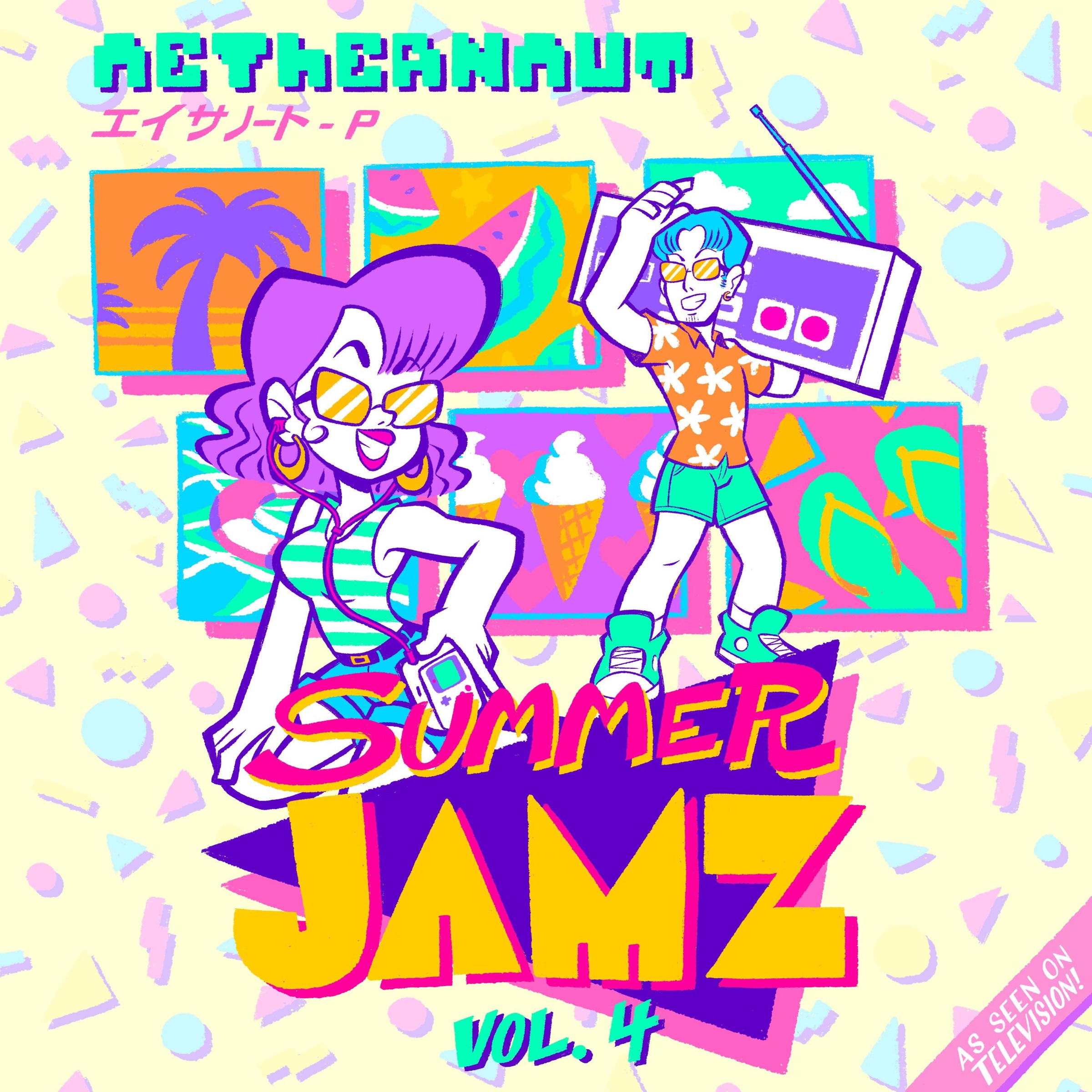 Aethernaut Summer Jamz, Vol. 4 cover artwork