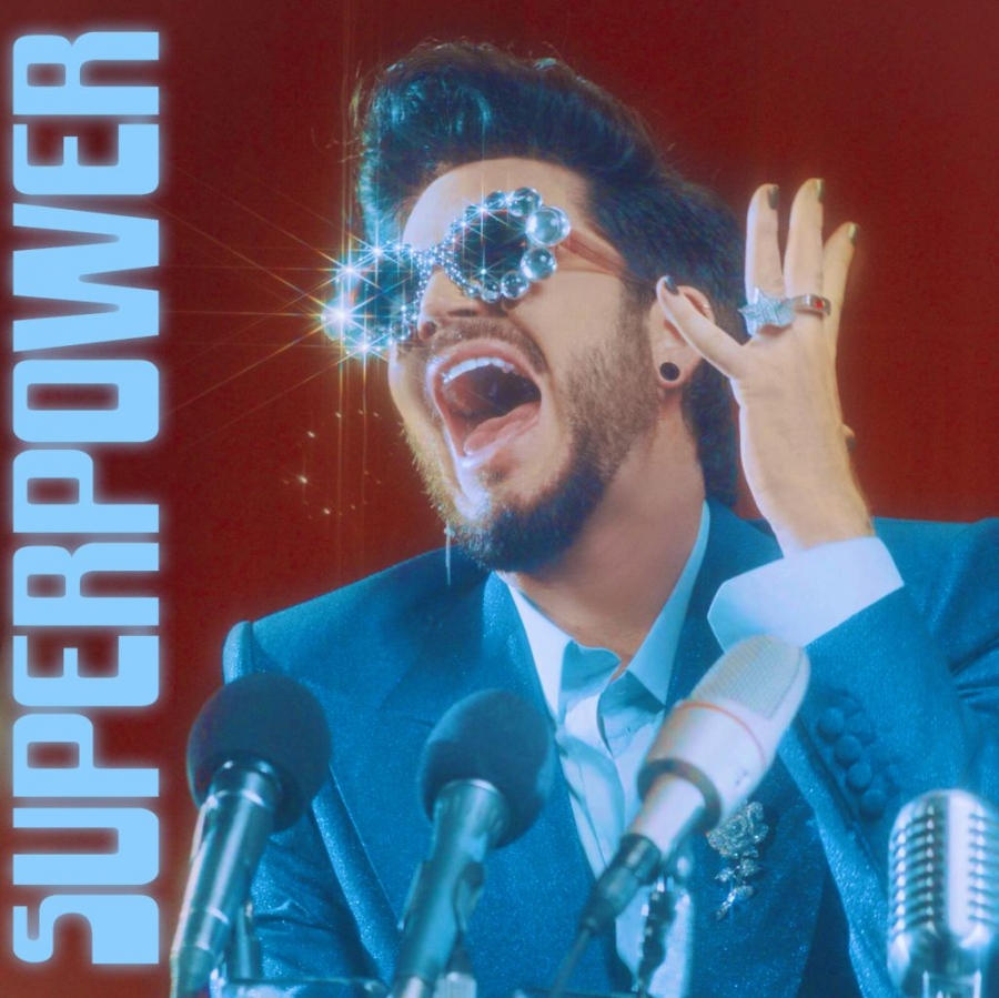 Adam Lambert Superpower cover artwork