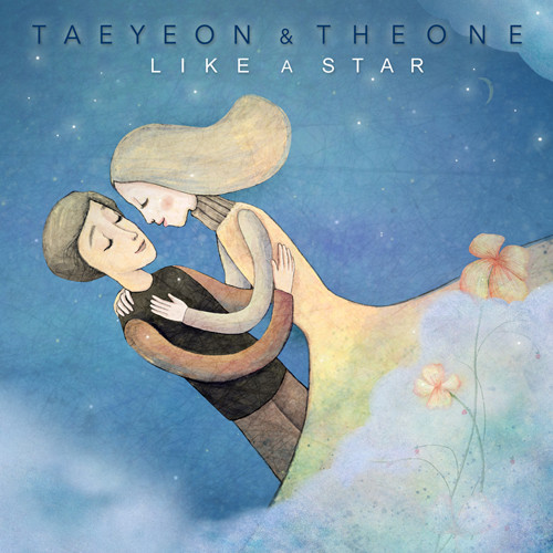 TAEYEON featuring The One — Like a Star cover artwork