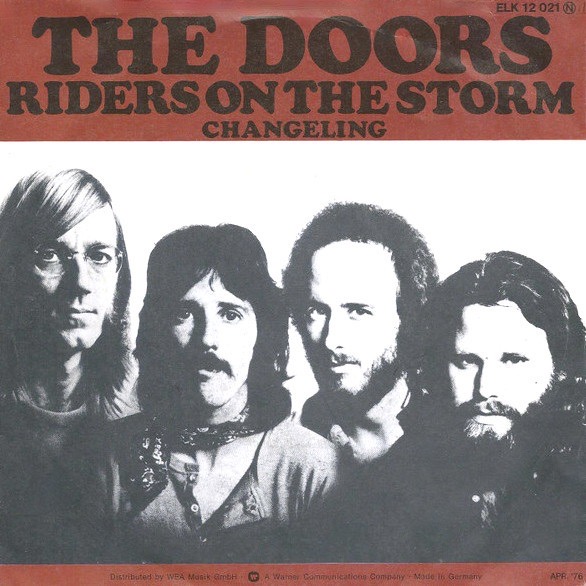 The Doors Riders on the Storm cover artwork