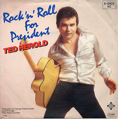 Ted Herold — Rock &#039;N&#039; Roll For President cover artwork