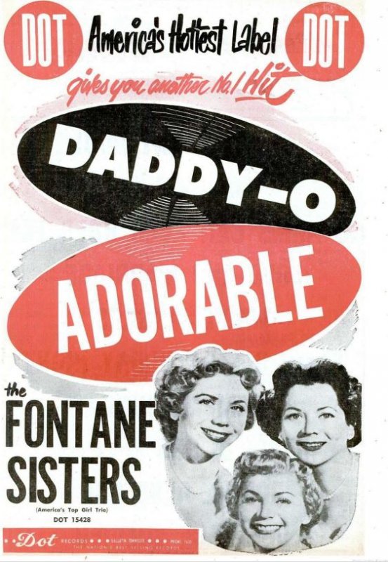The Fontane Sisters — Daddy-O cover artwork