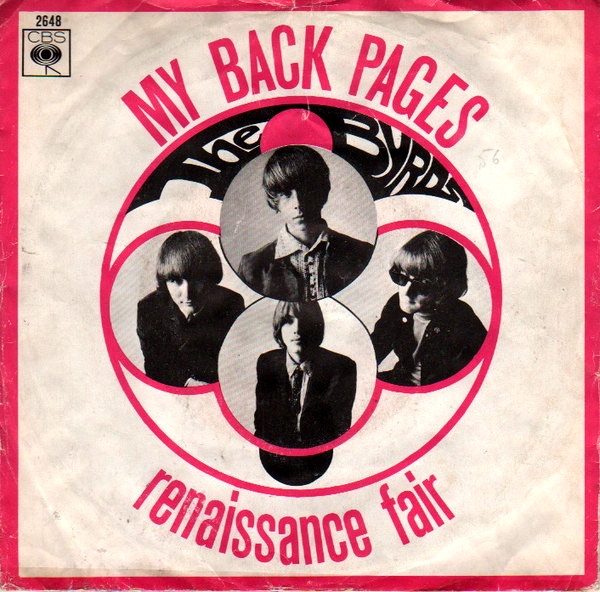 The Byrds My Back Pages cover artwork