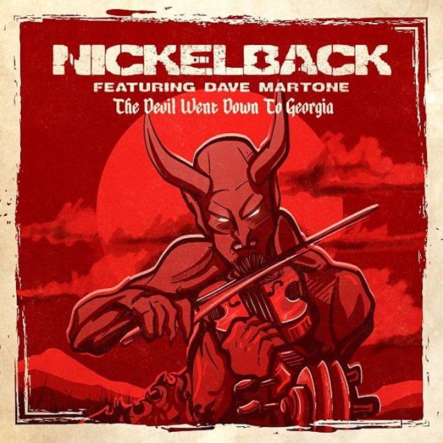 Nickelback featuring Dave Martone — The Devil Went Down to Georgia cover artwork