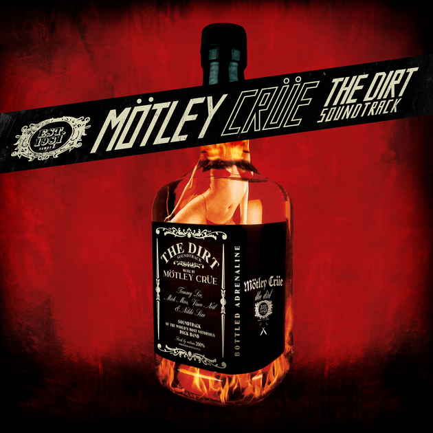 Mötley Crüe The Dirt Soundtrack cover artwork
