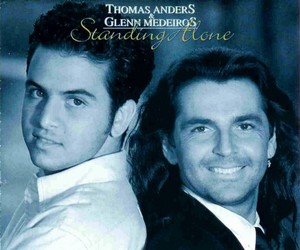 Thomas Anders & Glenn Medeiros — Standing Alone cover artwork