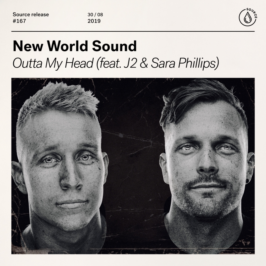 New World Sound, J2, & Sara Phillips — Outta My Head cover artwork