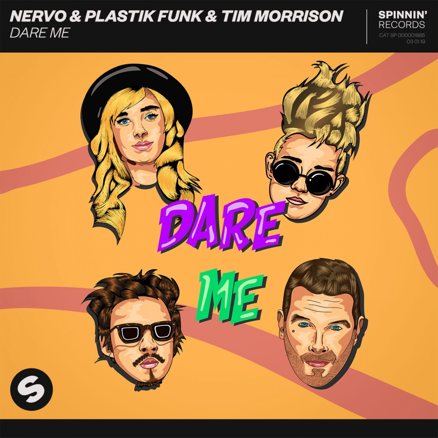 NERVO, Plastik Funk, & Tim Morrison Dare Me cover artwork