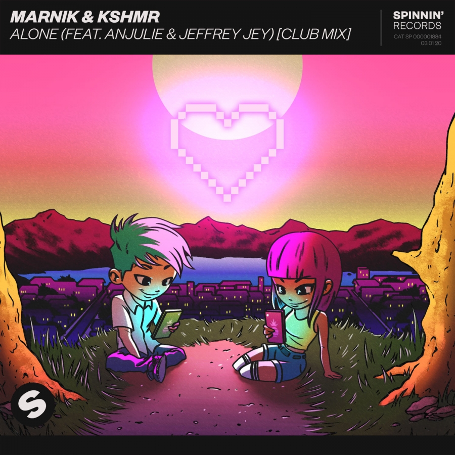 Marnik & KSHMR featuring Anjulie & Jeffrey Jey — Alone (Club Mix) cover artwork