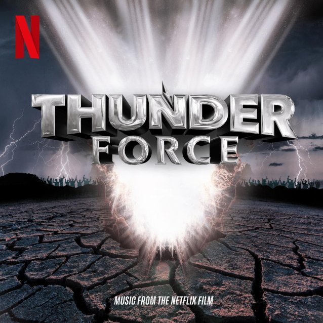 Corey Taylor, Lzzy Hale, Scott Ian, Dave Lombardo, Fil Eisler, & Tina Guo — Thunder Force cover artwork
