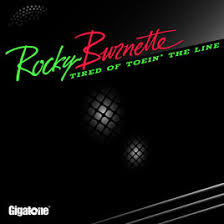 Rocky Burnette Tired of Toein&#039; the Line cover artwork