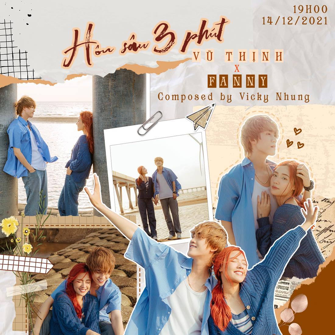 Vũ Thịnh featuring Fanny — Hôn Sâu 3 Phút cover artwork
