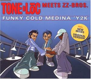 Tone Loc ft. featuring ZZ Bros. Funky Cold Medina &#039;Y2K cover artwork
