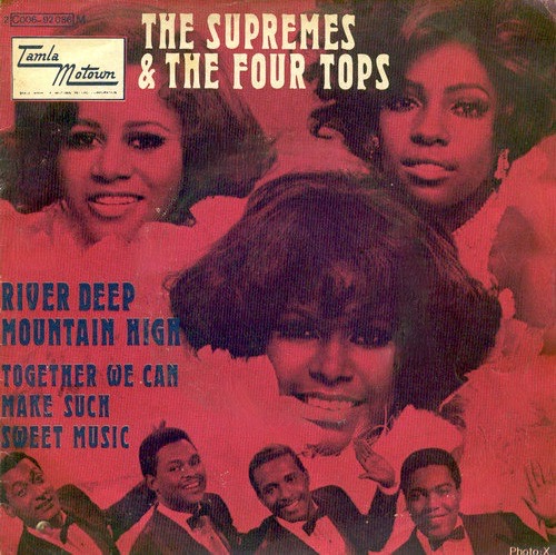 The Supremes featuring The Four Tops — River Deep - Mountain High cover artwork