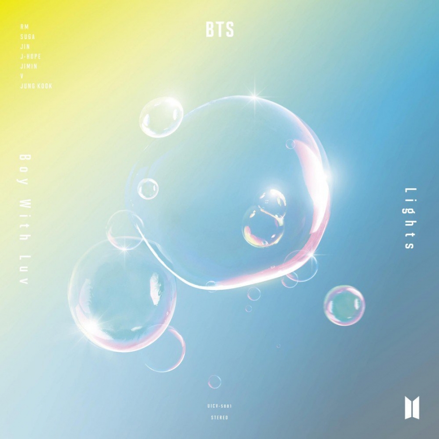 BTS Lights/Boy With Luv cover artwork