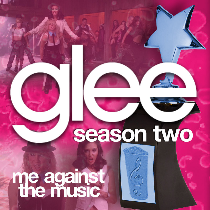 Glee Cast Me Against the Music cover artwork