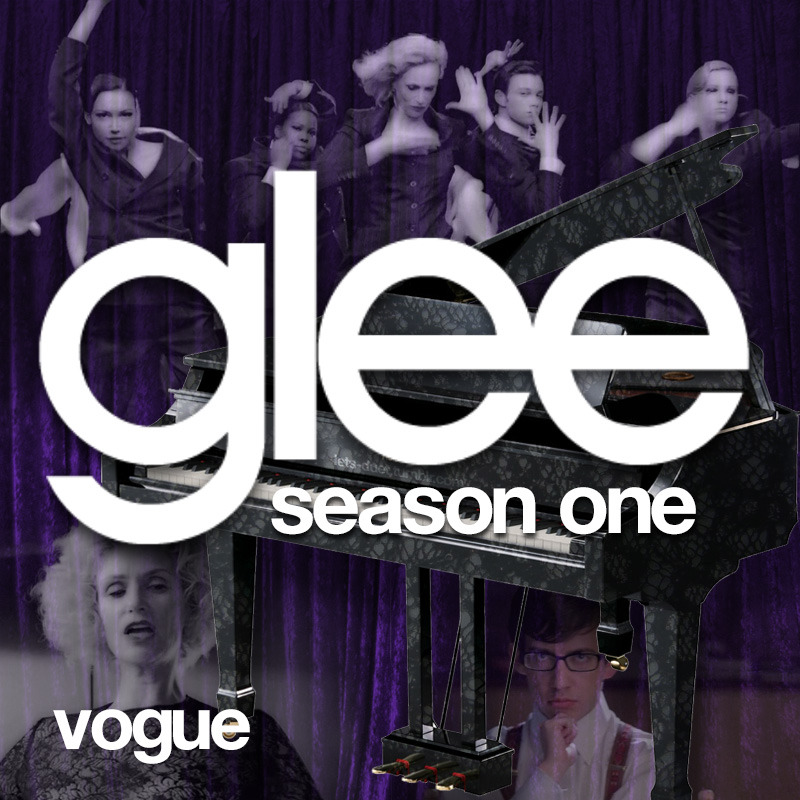Glee Cast Vogue cover artwork