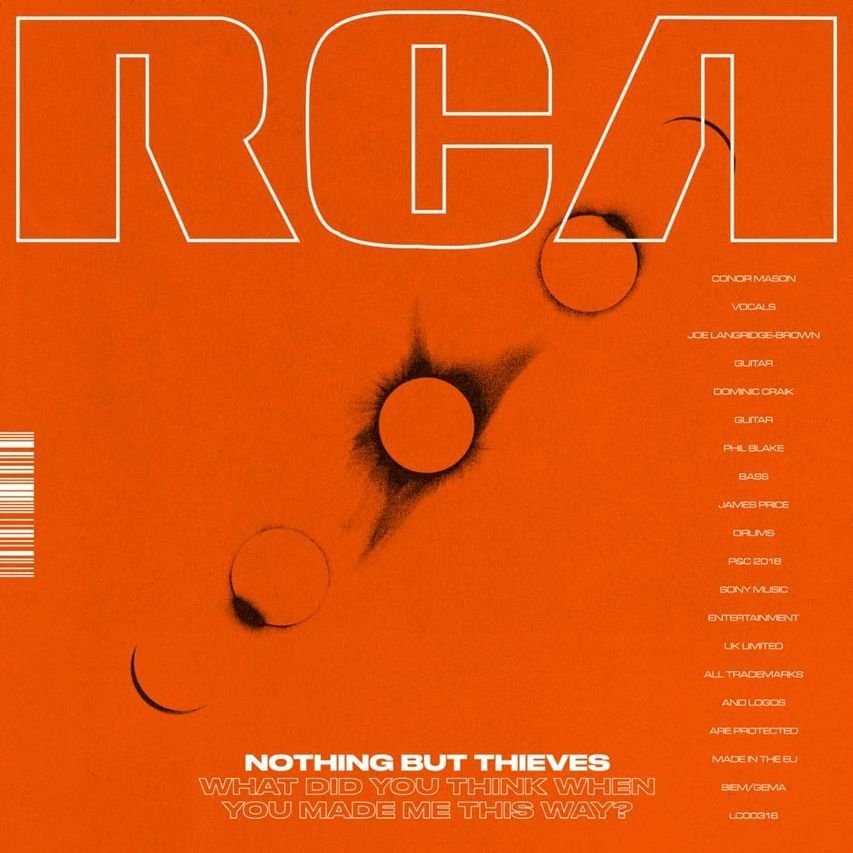 Nothing But Thieves — Take This Lonely Heart cover artwork