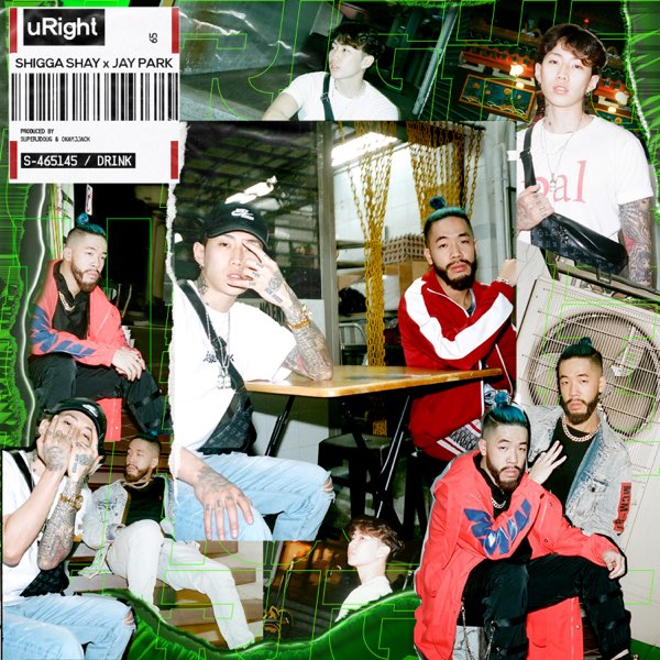 ShiGGa Shay ft. featuring Jay Park uRight cover artwork