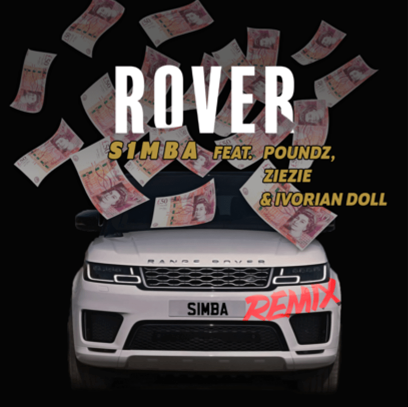 S1mba featuring Poundz, ZieZie, & Ivorian Doll — Rover cover artwork