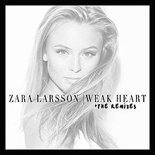 Zara Larsson Weak Heart cover artwork
