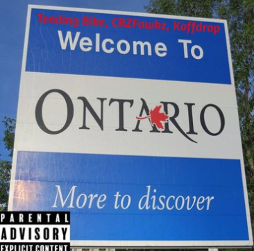 Tending Bike featuring CRZFawkz & Koffdrop — Welcome To Ontario cover artwork