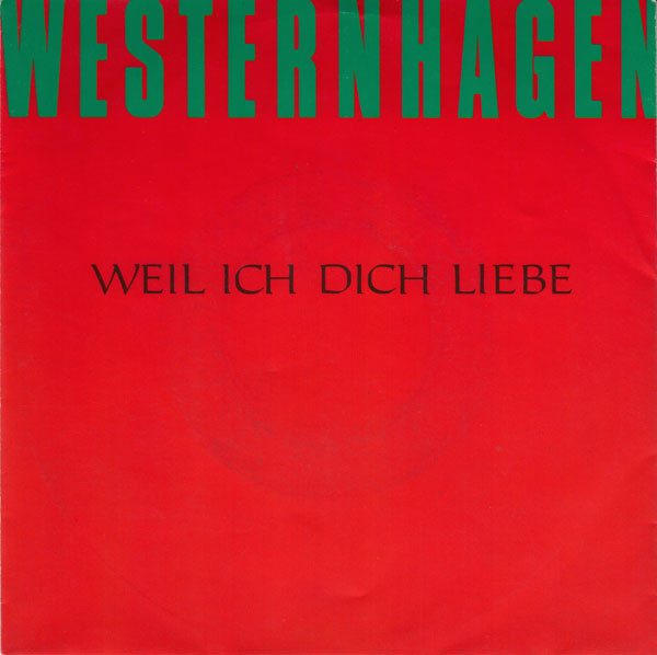 Westernhagen Weil ich dich liebe cover artwork