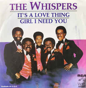 The Whispers — It&#039;s a Love Thing cover artwork