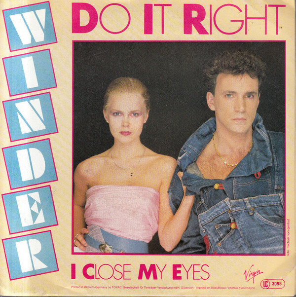 Winder — Do It Right cover artwork