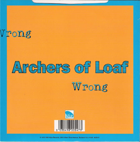 Archers of Loaf — Wrong cover artwork