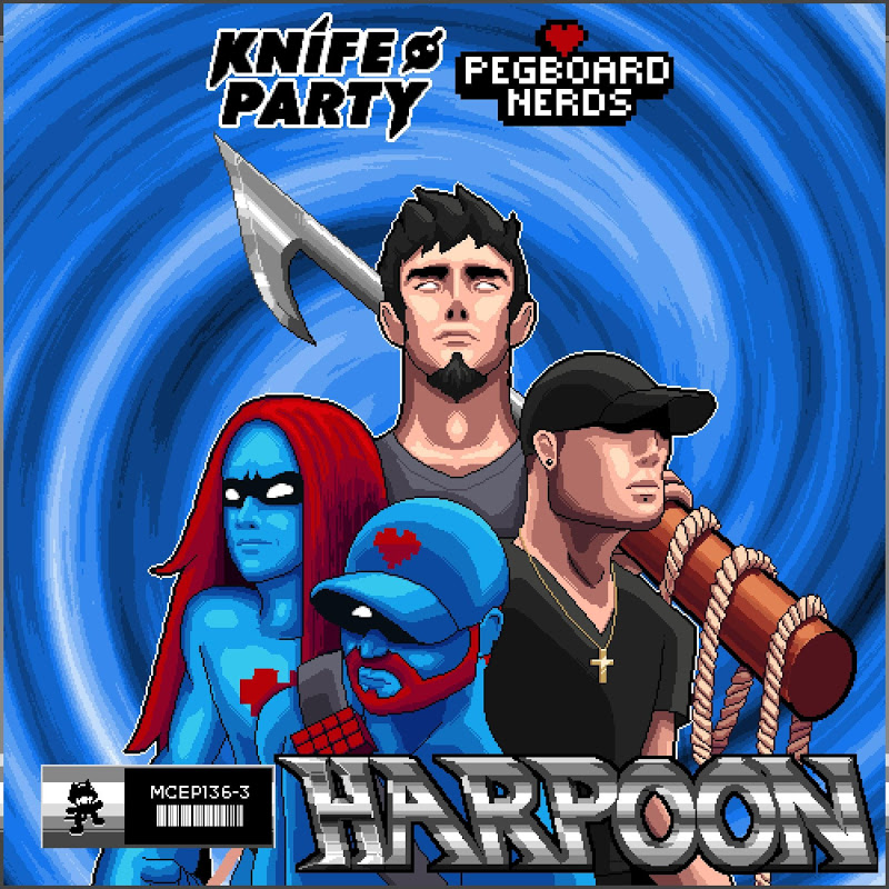 Knife Party & Pegboard Nerds — Harpoon cover artwork