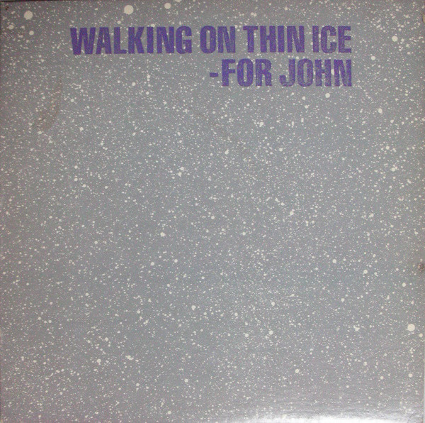 Yoko Ono Walking on Thin Ice cover artwork
